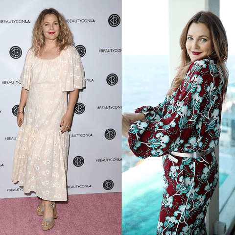 best celebrity weight loss transformations: drew barrymore