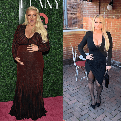 best celebrity weight loss transformations: jessica simpson