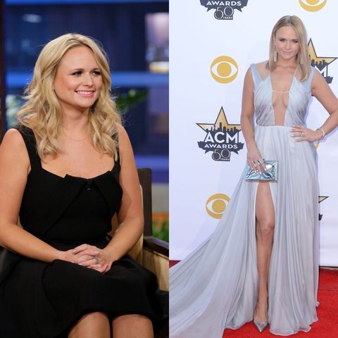 best celebrity weight loss transformations: miranda lambert