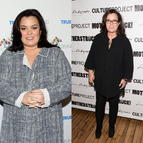 best celebrity weight loss transformations: rosie o'donnell